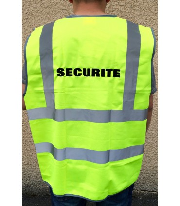 Gilet FLUO Staff ou Sécurité