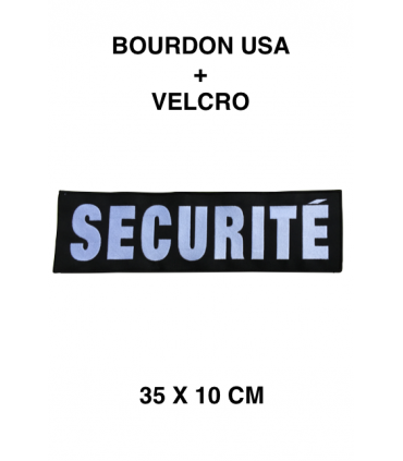 Bande de fonction SÉCURITÉ DOSSARD sur velcro