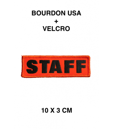 Bande de fonction STAFF DEVANT sur velcro