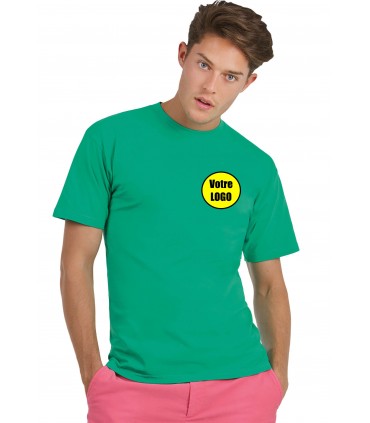 T-shirt Homme 190gr B&C + Broderie