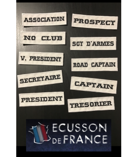Ecussons Thermocollant ✔️ ECUSSON DE FRANCE