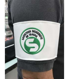 BRASSARD 10CM + SST Sauveteur Secouriste du Travail