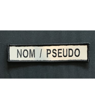 Bande Patro Fonction ou Nom sur tissu Rétro réfléchissant