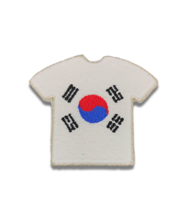 Ecusson maillot Corée du Nord adhésif 