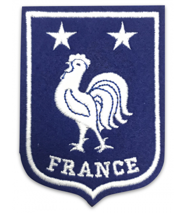 Ecusson équipe de FRANCE COQ  2 étoiles