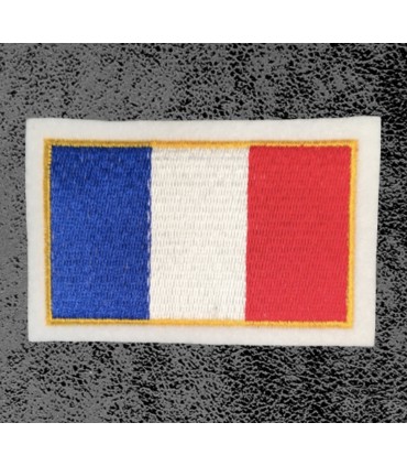 Ecusson à coudre brodé FRANCE Rectangle