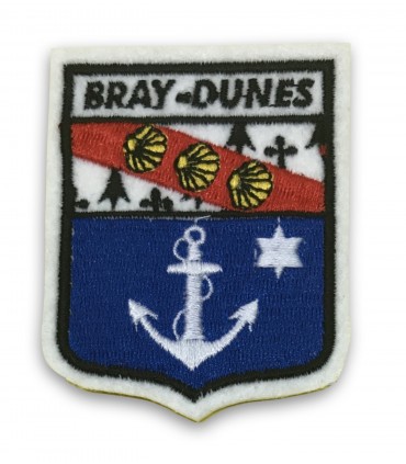 Ecusson brodé Ville BRAY DUNES
