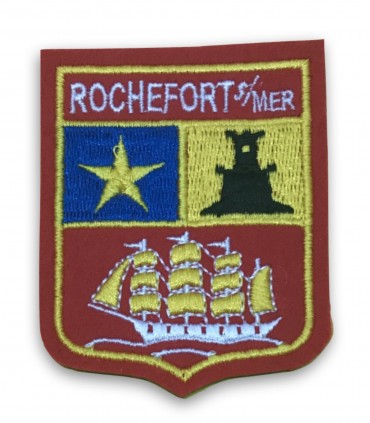 Ecusson brodé Ville ROCHEFORT SUR MER