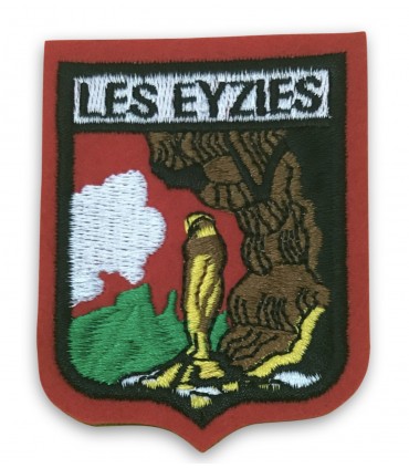 Ecusson brodé Ville LES EYZIES