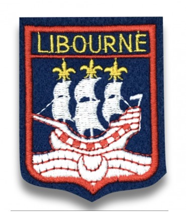 Ecusson brodé Ville LIBOURNE
