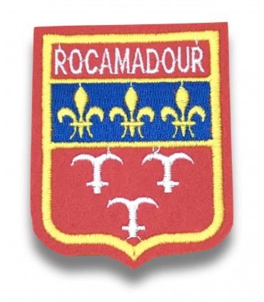 Ecusson brodé Ville ROCAMADOUR
