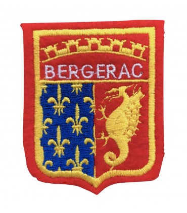 Ecusson brodé Ville BERGERAC