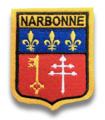 Ecusson brodé Ville NARBONNE