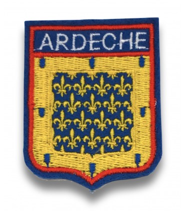 Ecusson brodé département ARDECHE