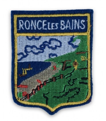 Ecusson brodé Ville RONCE LES BAINS