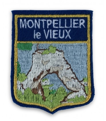 Ecusson brodé Ville MONTPELLIER LE VIEUX