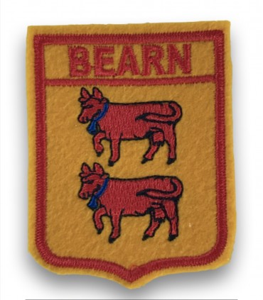 Ecusson brodé Ville région BEARN