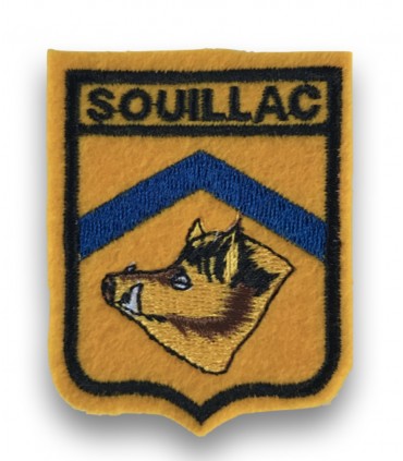 Ecusson brodé Ville SOUILLAC