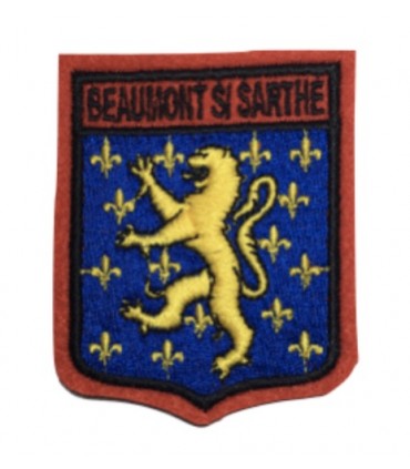 Ecusson brodé Ville de BEAUMONT SUR SARTHE