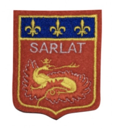 Ecusson brodé Ville de SARLAT