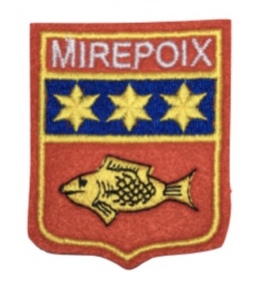 Ecusson brodé Ville de MIREPOIX