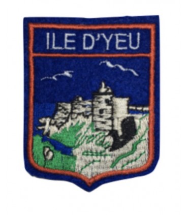 Ecusson brodé Ville de ILE D YEU