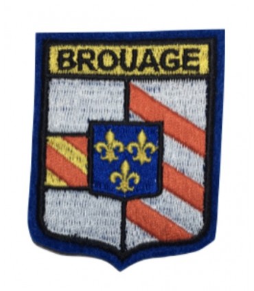 Ecusson brodé Ville de BROUAGE