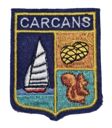 Ecusson brodé Ville de CARCANS