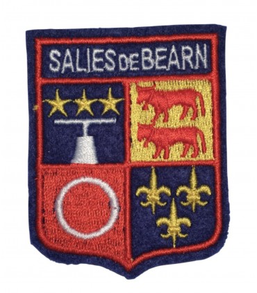Ecusson brodé Ville de SALIES DE BEARN