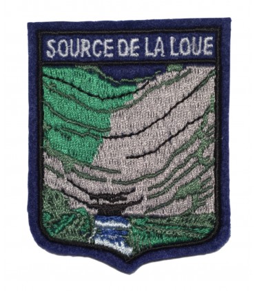 Ecusson brodé Ville SOURCE DE LA LOUE