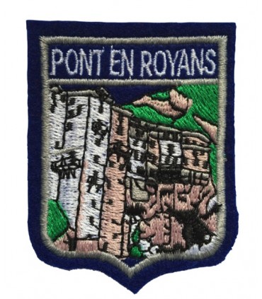 Ecusson brodé Ville de PONT EN ROYANS