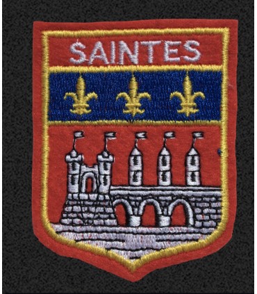 Ecusson brodé Ville de SAINTES