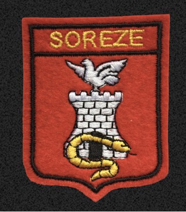 Ecusson brodé Ville de SOREZE