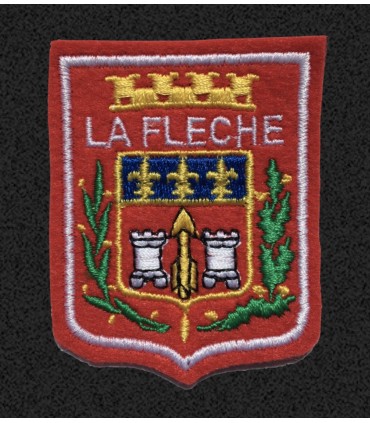 Ecusson brodé Ville de LA FLECHE
