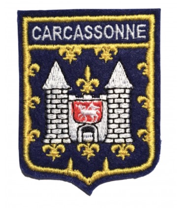 Ecusson brodé Ville de CARCASSONNE