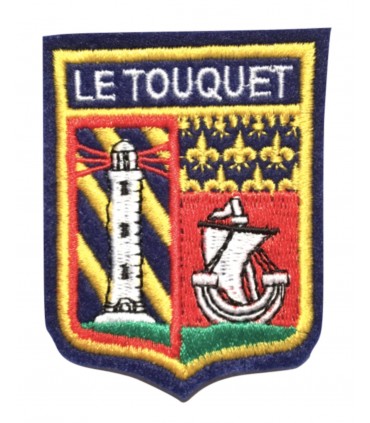 Ecusson brodé Ville de LE TOUQUET PARIS PLAGE