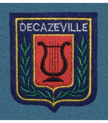 Ecusson brodé Ville de DECAZEVILLE