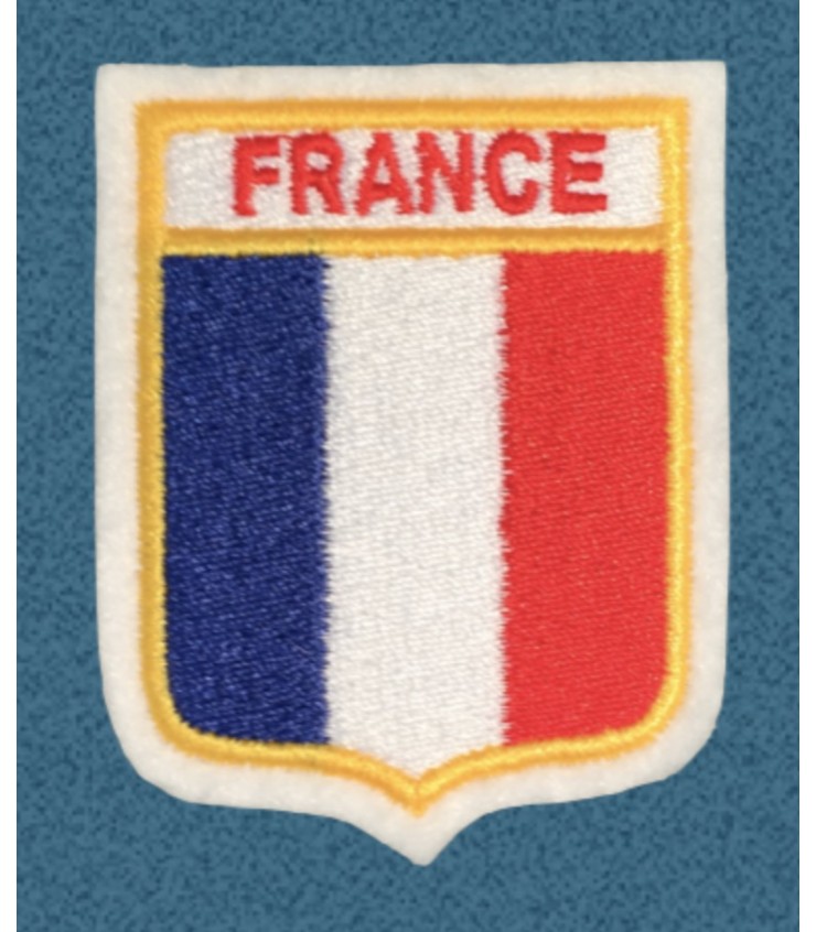 Patch écusson Brodé COQ Equipe De France JO Tokyo 1964 - Bon état, Collector !