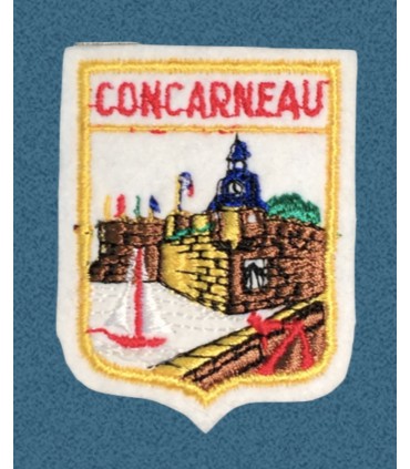 Ecusson brodé de le Ville de CONCARNEAU