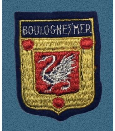 Ecusson brodé Ville de BOULOGNE / MER