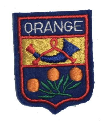 Ecusson brodé Ville d'ORANGE