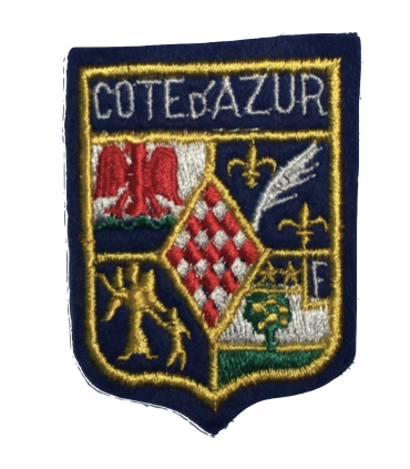 Ecusson brodé Cote d'azur