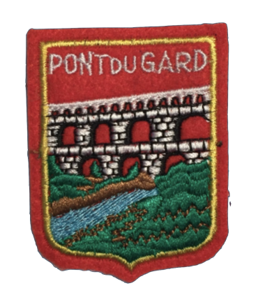Ecusson brodé PONT DU GARD