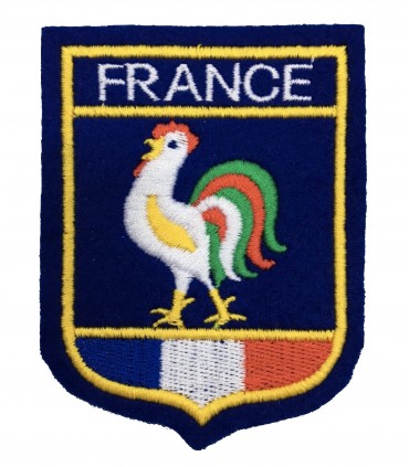 Ecusson brodé COQ FRANCE