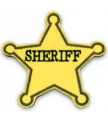 ÉCUSSON THERMOCOLLANT ETOILE SHERIFF