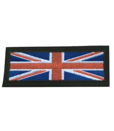 Ecusson brodé UNION JACK rectangle Thermocollant