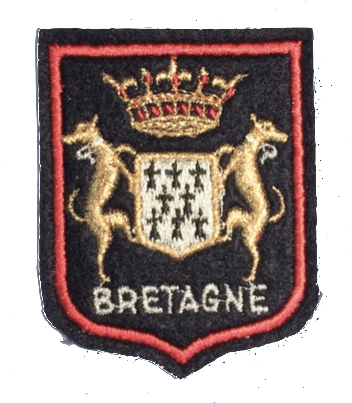 Écusson patche drapeau Breton BRETAGNE Breizh coudre patch transfert 70 x 45 mm 