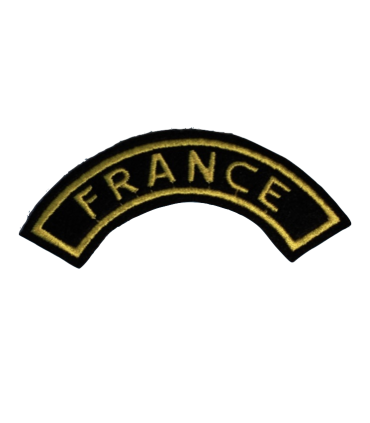 Ecusson brodé FRANCE Banane marine