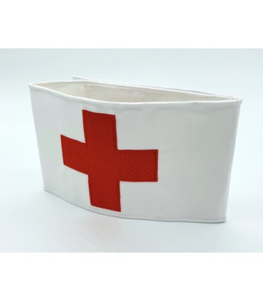 BRASSARD 10CM + CROIX ROUGE