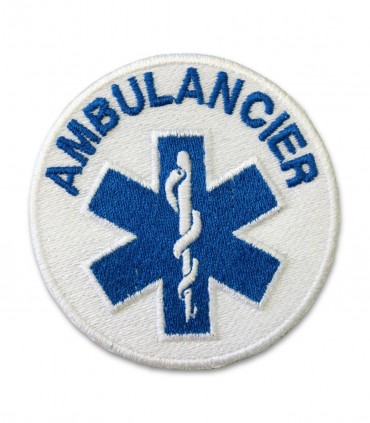 Ecusson CROIX DE VIE AMBULANCIER